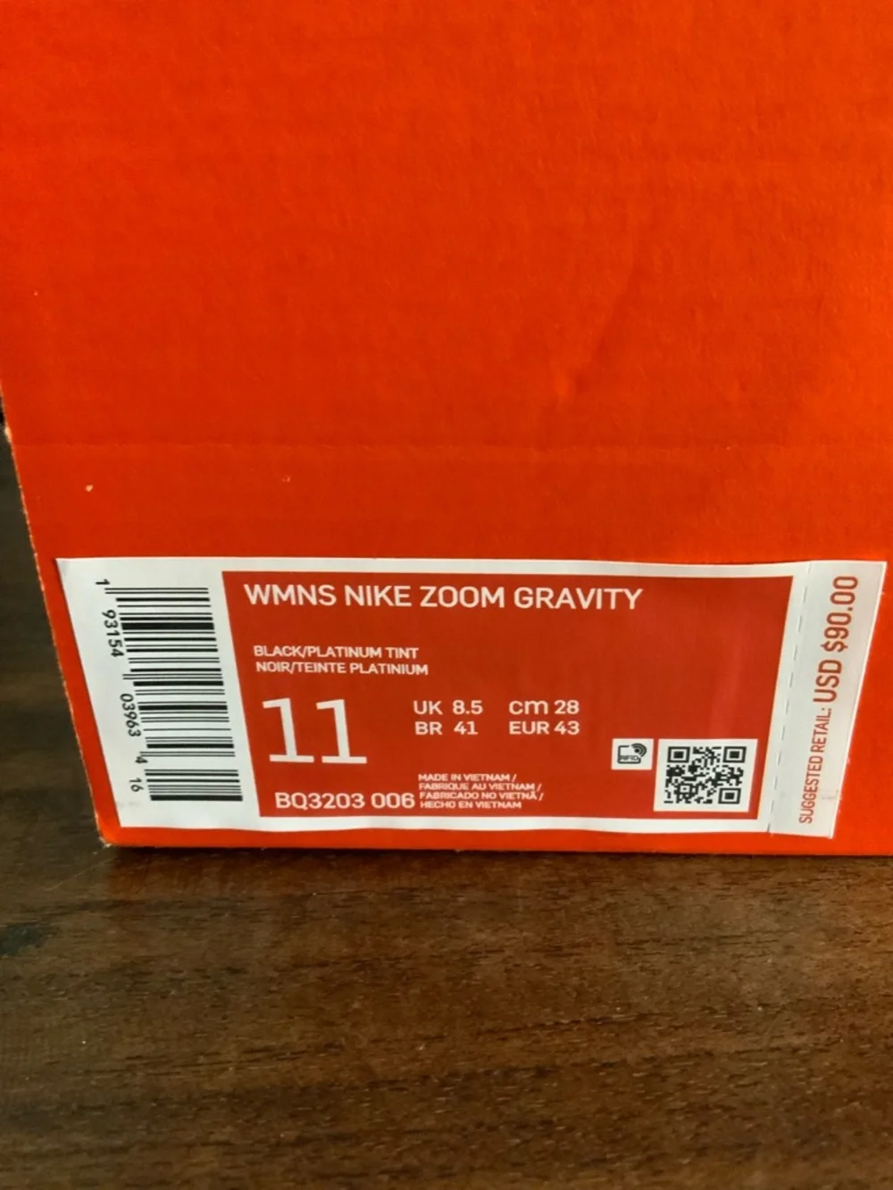 Nike Zoom Gravity Women's Size 11 US Mauve Pink Athletic Shoes BQ3203-006 - Picture 6 of 8
